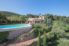 villa à louer Cannes Théoule sur Mer vue baie